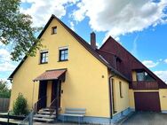 Brombachsee-Nähe: 1- bis 2-Familienhaus in Großweingarten mit großem Garten & herrlicher Fernsicht - Spalt