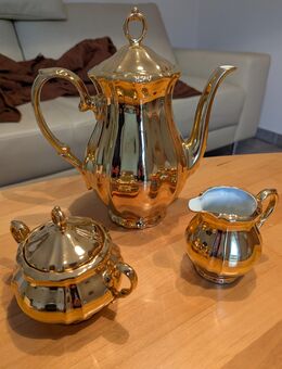 Bareuther Kaffeekanne Zuckerdose und Milchkännchen - Nalbach