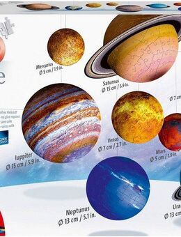 Ravensburger 3D-Puzzle Planetensystem, 522 Puzzleteile, Made in Europe