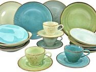 CreaTable Kombiservice Geschirr-Set NATURE COLLECTION (20-tlg), 4 Personen, Steinzeug, Service, 20 Teile, für 4 Personen