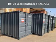 10 Fuß Lagercontainer Baustellencontainer RAL7016 Anthrazitgrau - Hamburg Hamburg-Mitte