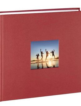 Hama Fotoalbum Jumbo Fotoalbum 30 x 30 cm, 100 Seiten, Album, Bordeaux