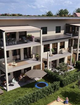 Hohe Raumhöhen mit Pultdach: 4-Zimmer-Dachgeschosswohnung im Neubau-Erstbezug - Weilheim (Oberbayern)