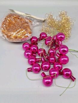 Bastelzubehör Material Weihnachten Kugeln und Dekowolle teilweise neu ovp - Essen