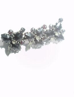 Granate Blütenbrosche   Hochzeit / Verlobung Böhmen oder Ungarn um 1880 dunkelrote Granate von sehr guter Qualität Sicherheitsnadel für ein sicheres Tragen! - Sternenfels