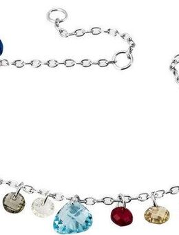 Firetti Armband Schmuck Geschenk Silber 925 Armschmuck Armkette Herz, mit Zirkonia (synth)