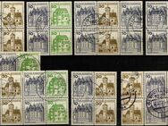 BRD: Briefmarken-LOT "Burgen und Schlösser: Zusammendrucke", TSt. - Brandenburg (Havel)