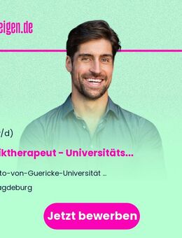 Musiktherapeut (m/w/d) - Universitätsklinik für Psychiatrie und Psychotherapie - Magdeburg