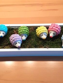 Igel gehäkelt, bunt, farbig - Dekoration, Handarbeit - Koblenz