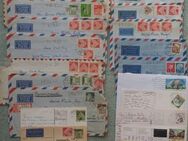 30 Frankierte Briefumschläge Nachkriegszeit - Steinberg (See)