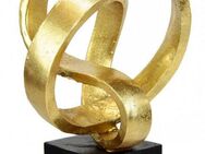 I.GE.A. Dekofigur Moderne Deko Skulptur (1 St), Ornamente Statue Dekoration Figuren Geschenkidee, silber