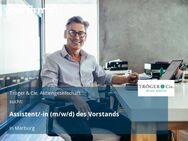 Assistent/-in (m/w/d) des Vorstands - Marburg