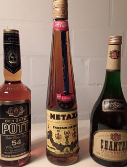Spirituosen Alkohol Pott-Rum, Metaxa, Chantre Weinbrand - Leopoldshöhe