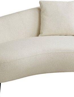 ATLANTIC home collection Chaiselongue Olivia, Nierenform-Sofa mit Zierkissen im Originalbezug