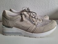 Waldläufer - Clara Soft Stein - Damen Schuhe - Halbschuhe - Schnürschuhe Gr. 39 - Hamburg