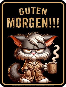 Schönes Blechschild Guten Morgen Frühstück - Hamburg