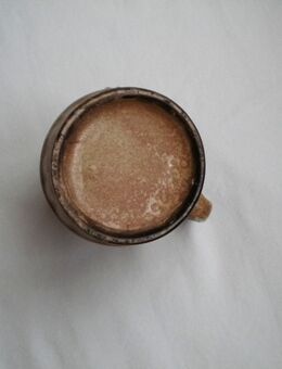 Ton/Keramik-Henkelkrug,Alt,ca. 13 cm hoch,25cl - Linnich