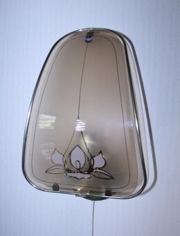 2x Wandlampe Lampe Leuchte Beleuchtung Gold/ Rauchglas neuwertig - Hennef (Sieg) Zentrum