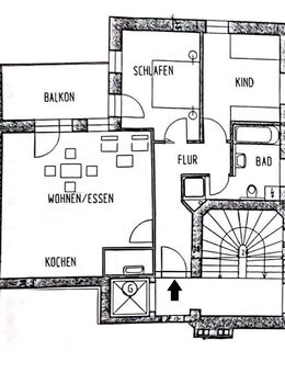 Ihr Rückzugsort im Grünen: Lichtdurchflutete 3-Zimmer-Wohnung mit Stil und Komfort - Erfurt