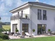 Energieeffizientes Architektenhaus (DHH) mit Keller, schönem Garten, Garage/Stellplatz + Balkon - Unterhaching