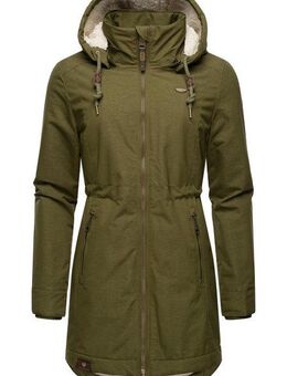 Ragwear Winterjacke Dakkota Wasserdichter Winterparka mit Teddyfleece Innenfutter
