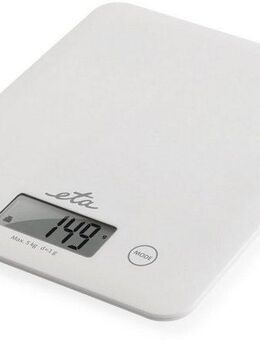 eta Küchenwaage ETA277790000 Lori weiß, (1-tlg), bis 5kg, Genauigkeit 1g, LCD-Display, TARE