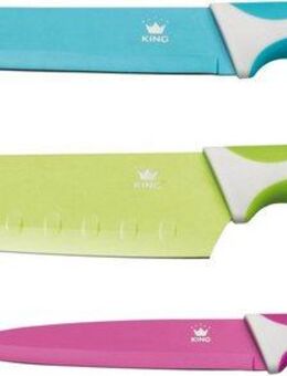 KING Messer-Set (Set, 3-tlg), mit beschichteten Klingen, 3-teilig
