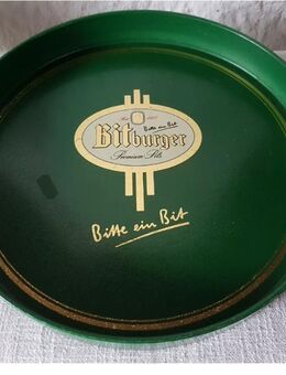 Blechtablett von Bitburger - Mechernich