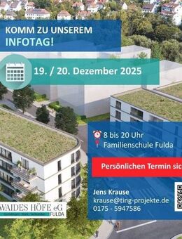 Private Wohngenossenschaft: 2-Zi. Wohnung im 2. OG mit ca. 63 m² - Fulda