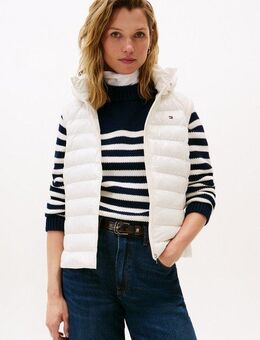 Tommy Hilfiger Steppweste LW PADDED SLIM VEST leicht glänzende Oberfläche