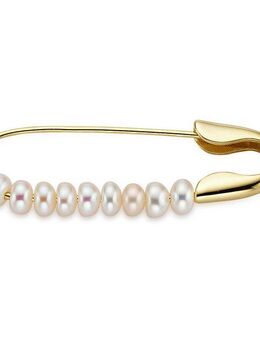 Aniston JEWELRY & WATCHES Anstecknadel Schmuck Geschenk Brosche Sicherheitsnadel mit Muschelkernperlen