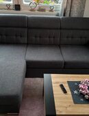 Couch in dunkel grau in 40764