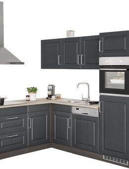 KOCHSTATION Winkelküche KS-Stockholm, mit E-Geräten,230 x 170 cm, wahlweise mit Induktionskochfeld