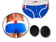 Herren Unterhose Gepolstert Pushup mit 2 Pads Hinten Männer Polster Slip Blau 13,90 €* - Villingen-Schwenningen