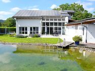 Gewerbepark - Büros, Lager u. Werkstatt dazu ein luxuriöses Wohnhaus mit Natur-Badeteich - Grenzach-Wyhlen