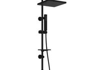welltime Stangenbrause-Set LINA, Höhe 105 cm, 1 Strahlart(en), Überkopfbrause mit Seifenablage, 20 cm Kantenlänge.