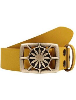 Rettungsring Gürtel Ledergürtel mit austauschbarer Schließe »Rechteck Sonne«