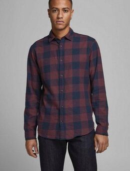 Jack & Jones Karohemd JJ JJEGINGHAM TWILL SHIRT L/