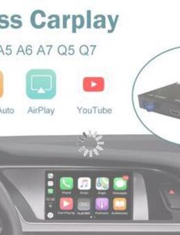 Wireless Apple CarPlay Android Auto Interface für Audi A4 A5 A6 A7 Q5 Q7 mit Mirror Link AirPlay MMI 3G 3G - Wuppertal