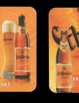 SCHÖFFERHOFER WEIZENBIER Bierdeckel Coaster Bierfilz - Nürnberg