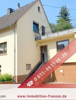 Sehlem: großes Einfamilienhaus - 2 km zur Autobahn - mit 2 sonnigen Terrassen und 3 Garagen will wachgeküsst werden ! - Sehlem (Rheinland-Pfalz)