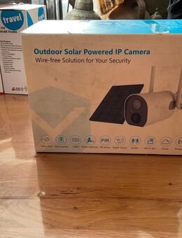 Solarbetriebene Outdoor WLAN IP Kamera – 1080p – PIR – Nachtsicht – Neu - Brakel Zentrum
