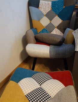 Sessel mit Hocker zu verkaufen - Emsdetten