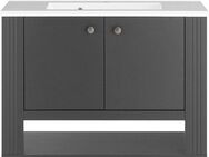 Home affaire Waschtisch WESTMINSTER, Waschbeckenunterschrank inkl. Waschbecken, Metallgriffe (1-St), in 2 Farben verfügbar, hängend, inkl. Waschbecken, Breite 80 cm