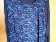 Woman Tchibo Langarmshirt Camouflage blau Töne Größe 44 - Frankfurt (Main) Zeilsheim