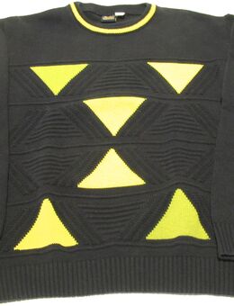 Herren Pullover Gr. 50 Free Collections - dunkelblau-gelb-grün - neuwertig - Biebesheim (Rhein)