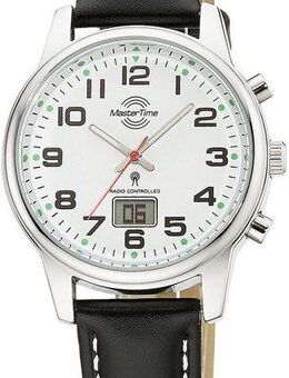 MASTER TIME Funkuhr Super Power MTLA-10817-12L, Armbanduhr, Quarzuhr, Damenuhr, Datum, Leuchtzeiger