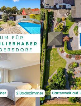 Gartenliebhaber aufgepasst! Einfamilienhaus mit Pool & Gartenparadies in Hennickendorf - Rüdersdorf (Berlin)