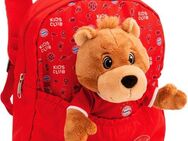 Nici Kinderrucksack FC BAYERN MÜNCHEN inklusive Plüsch Bär Berni 25 cm (Set, 2-tlg)