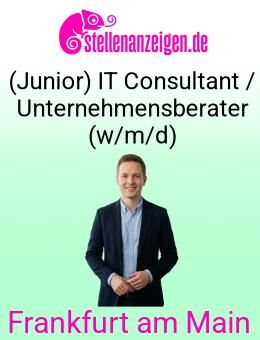 (Junior) IT Consultant / Unternehmensberater (w/m/d) - Frankfurt (Main)